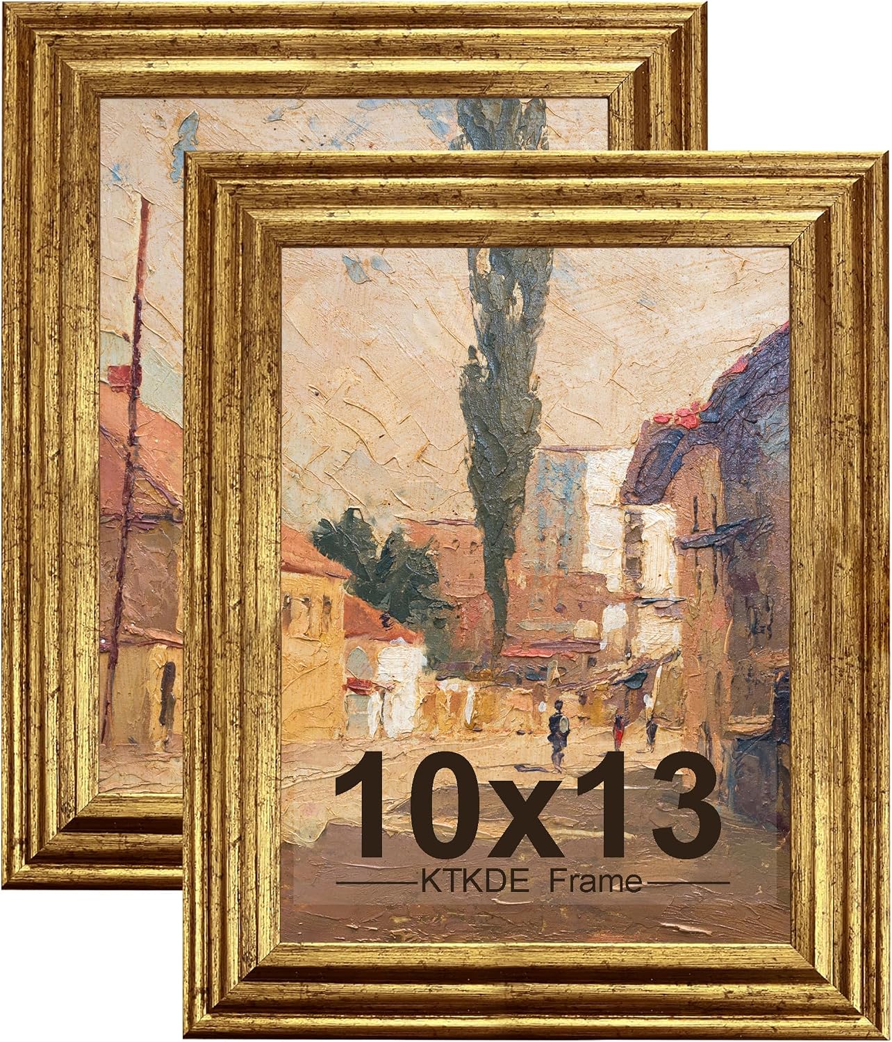 Gold Ornate Textured Frames - Multi-Size